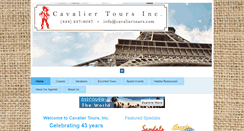 Desktop Screenshot of cavaliertours.com